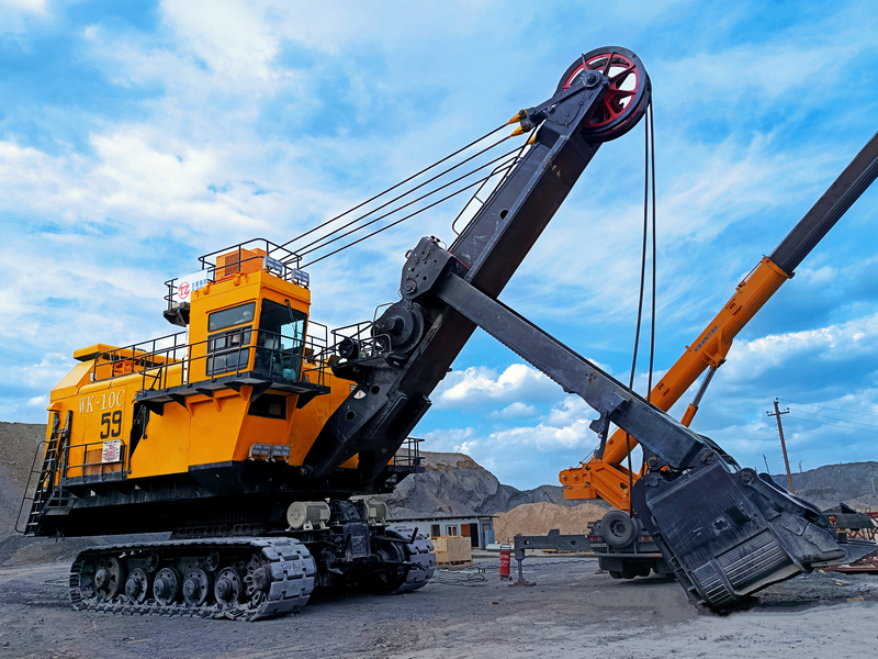 TAIZHONG WK-10C Electric Shovel Debuts in Central Asia