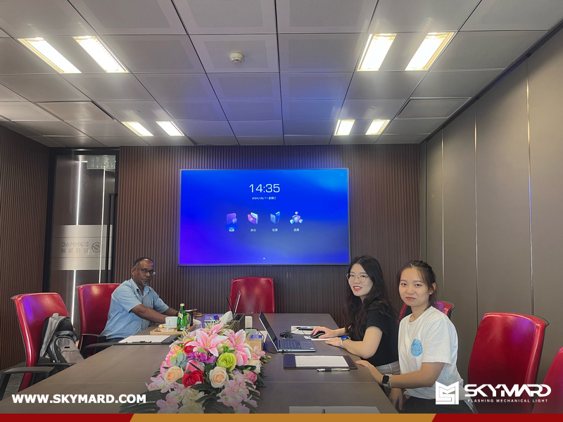 Maldives Customer Visited SKYMAR Office