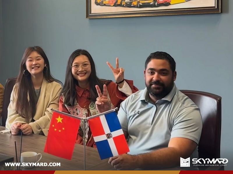 Dominica Customer Visited SKYMARD Office