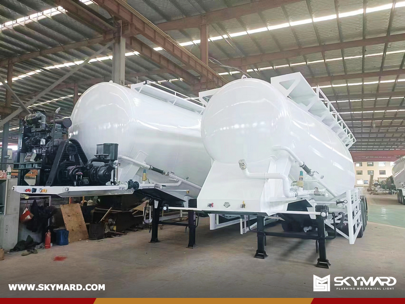 Ethiopia - 2 Units Bulk Cement Tanker Trailers